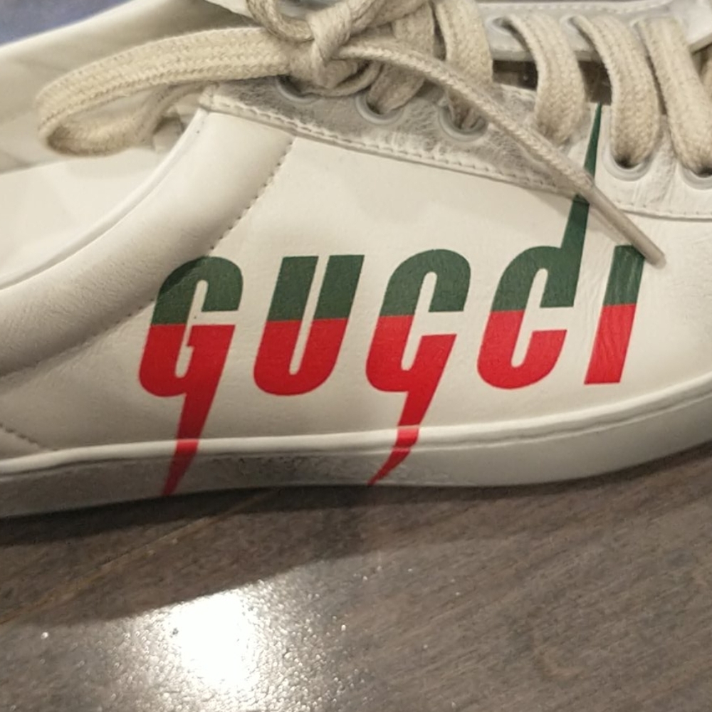 Gucci Ace distressed sneakers size 6 - Picture 6 of 9